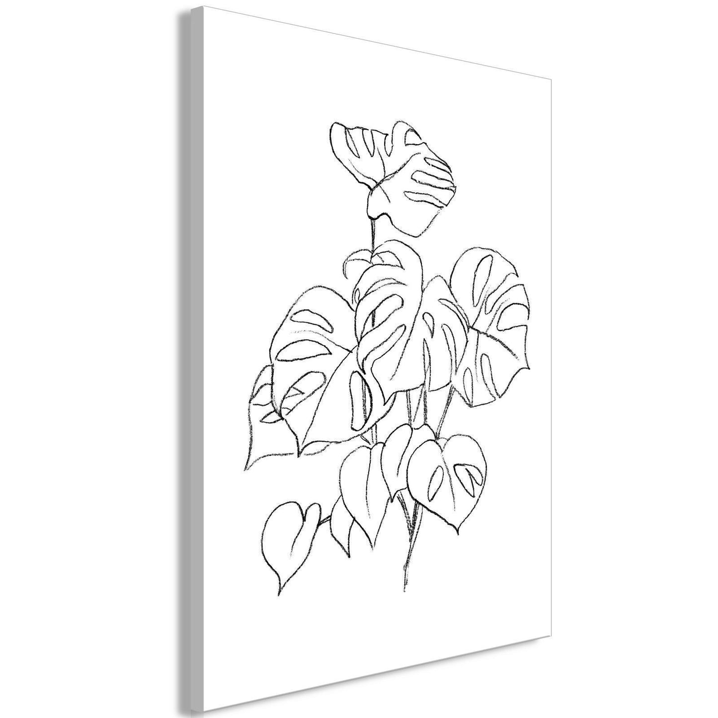 Monokrom monstera (1 del) Vertikal