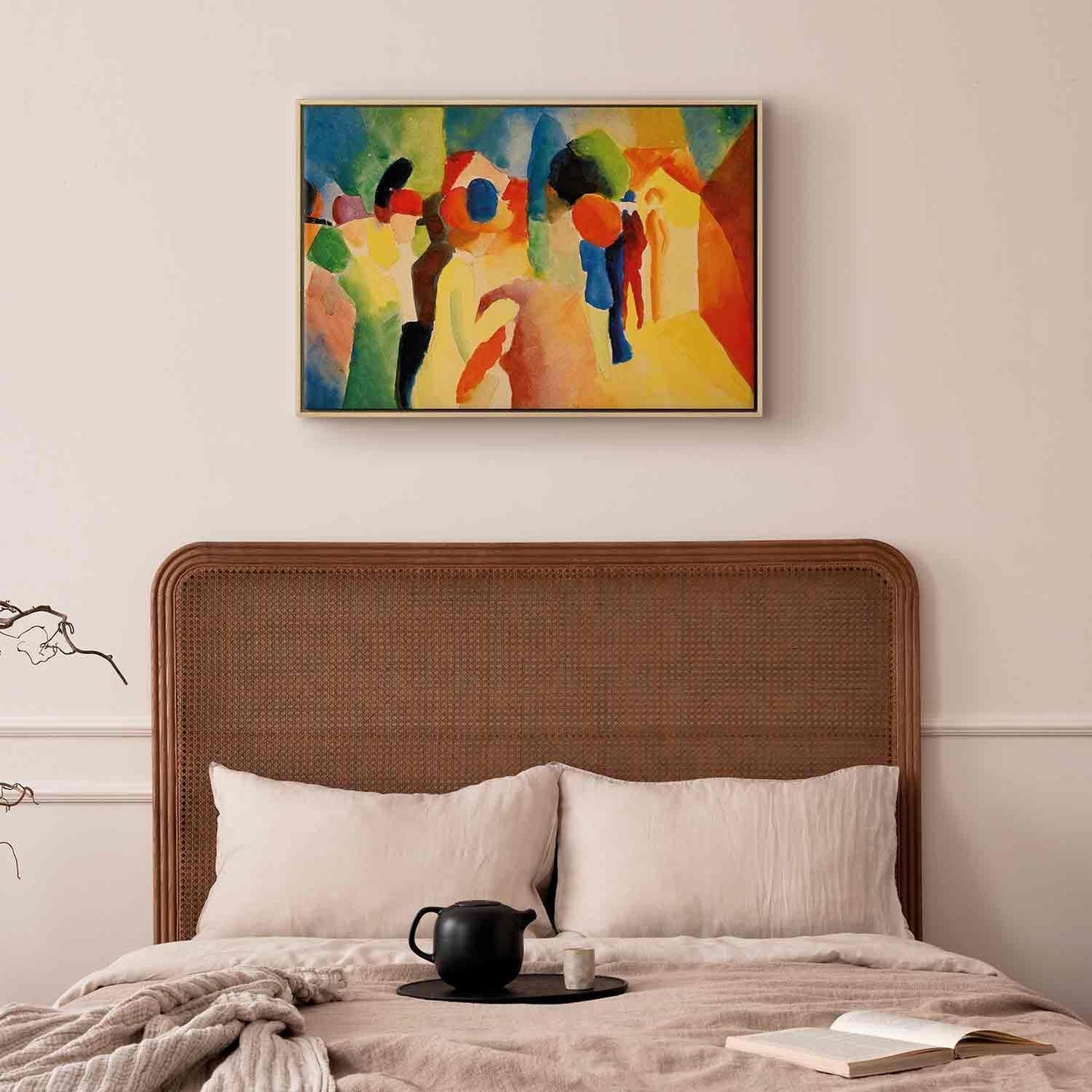 Med en gul jakke (August Macke)