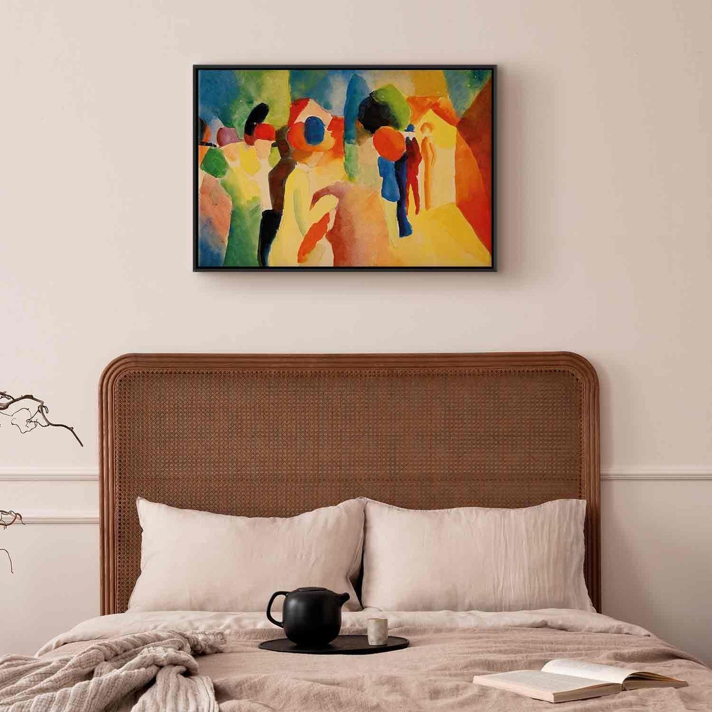 Med en gul jakke (August Macke)