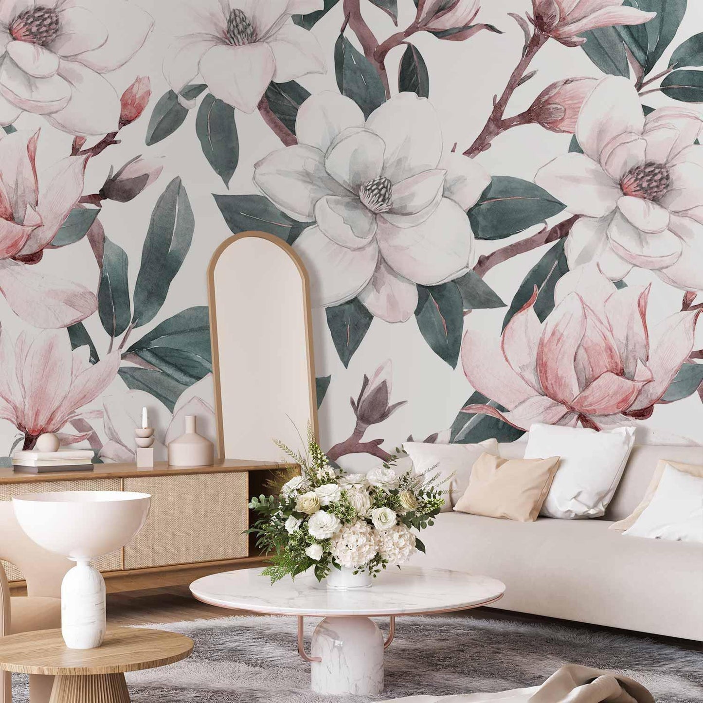 Akvarelle Magnoliaer - Andre variant