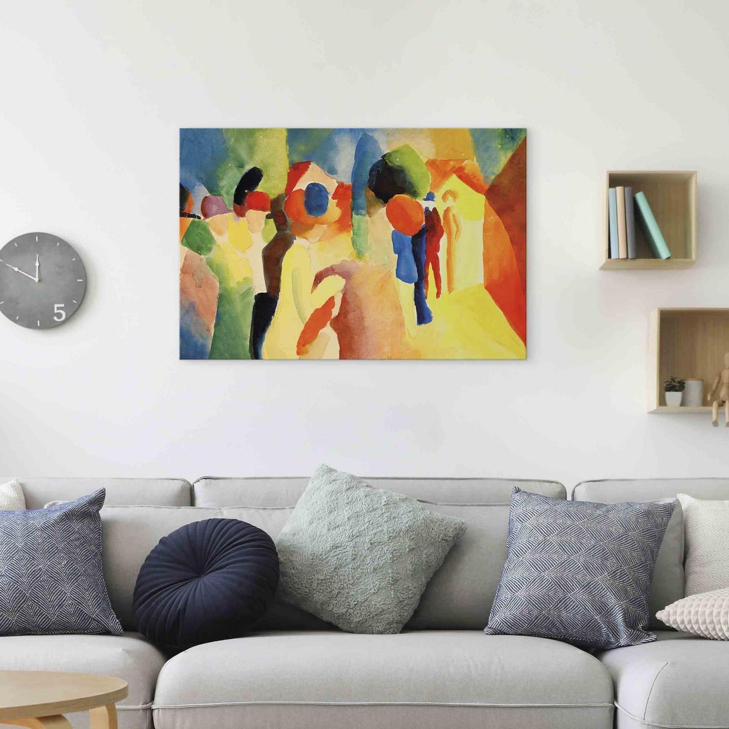 Med en gul jakke (August Macke)