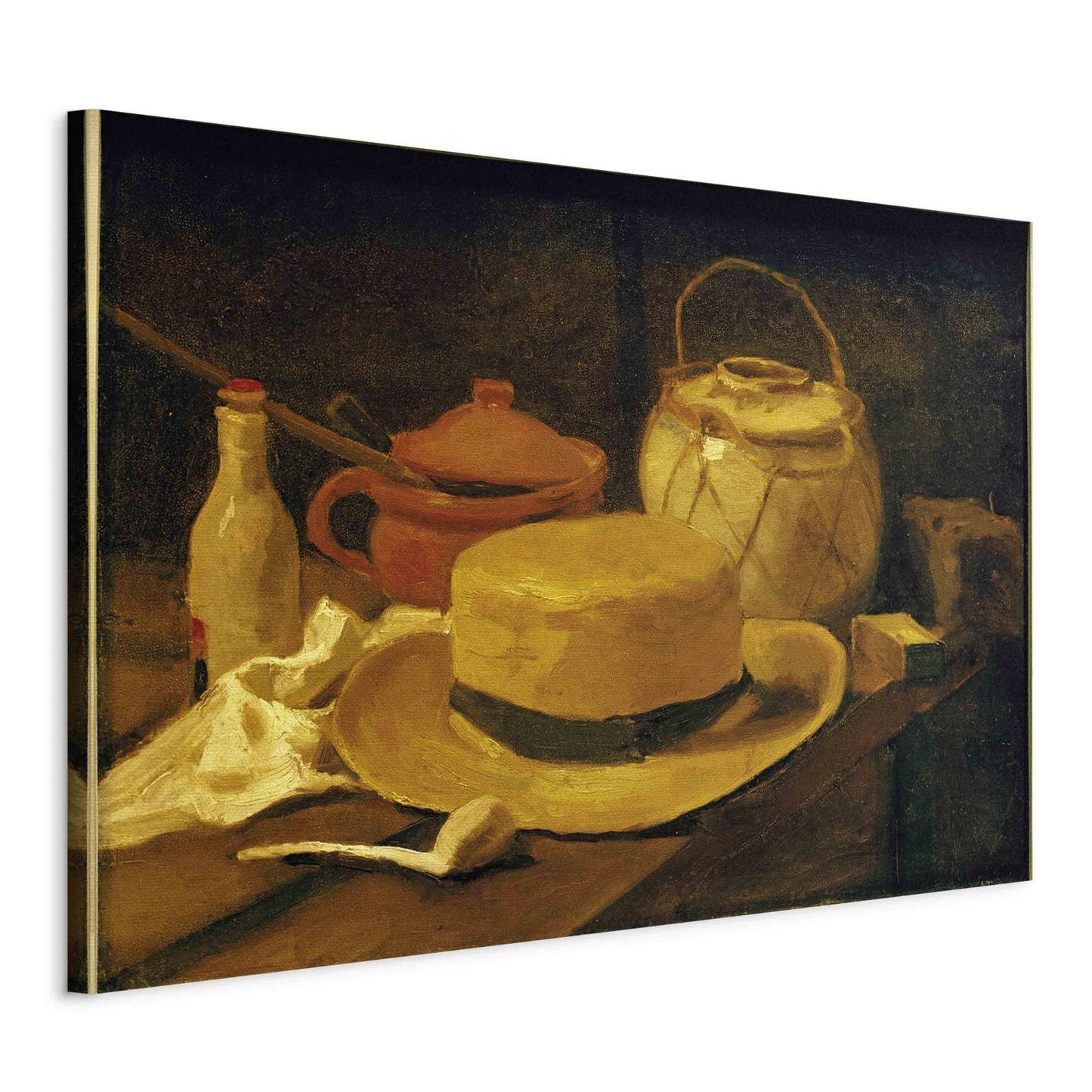 Stilleben med gul stråhatt (Vincent Van Gogh)