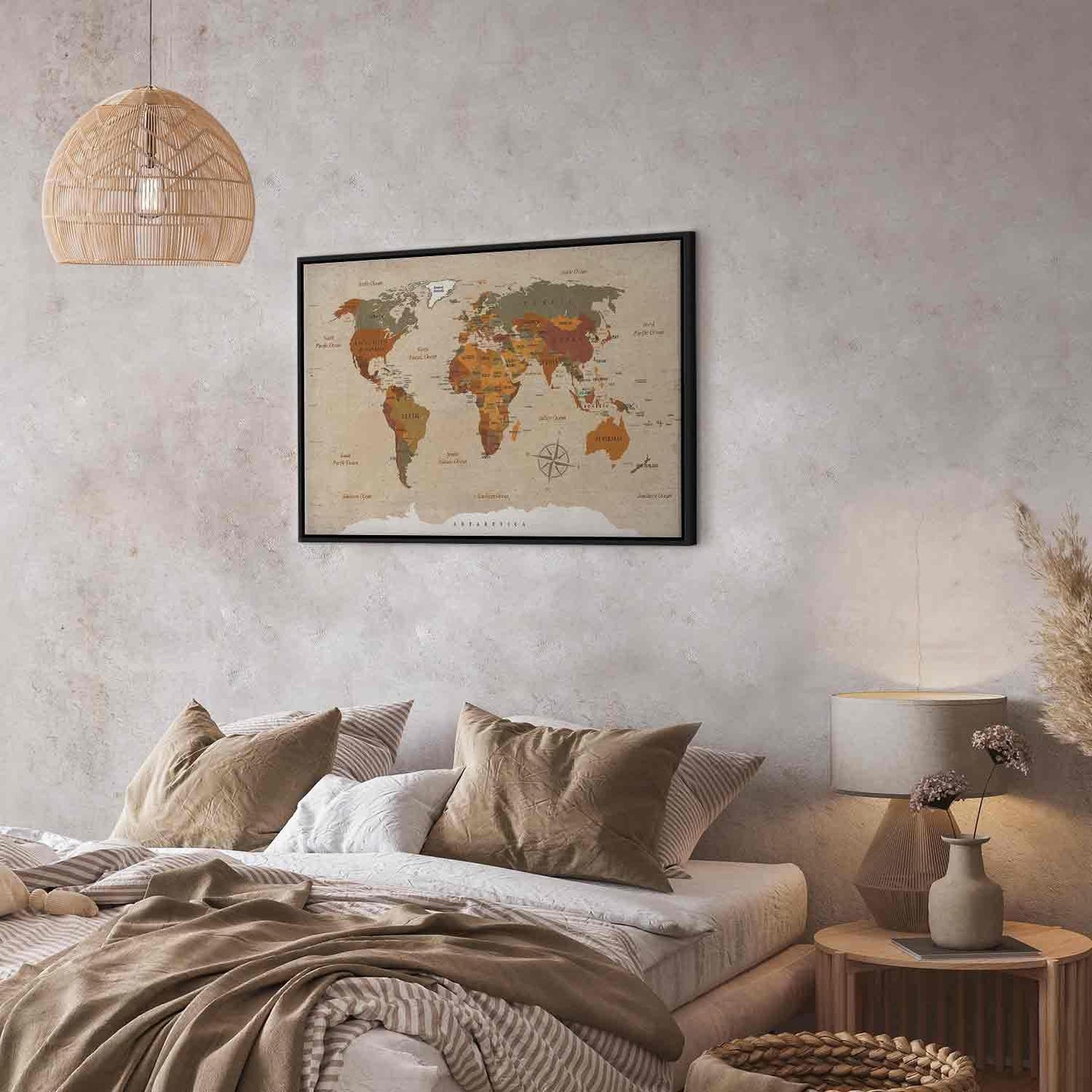 Verdenskart: Beige Chic