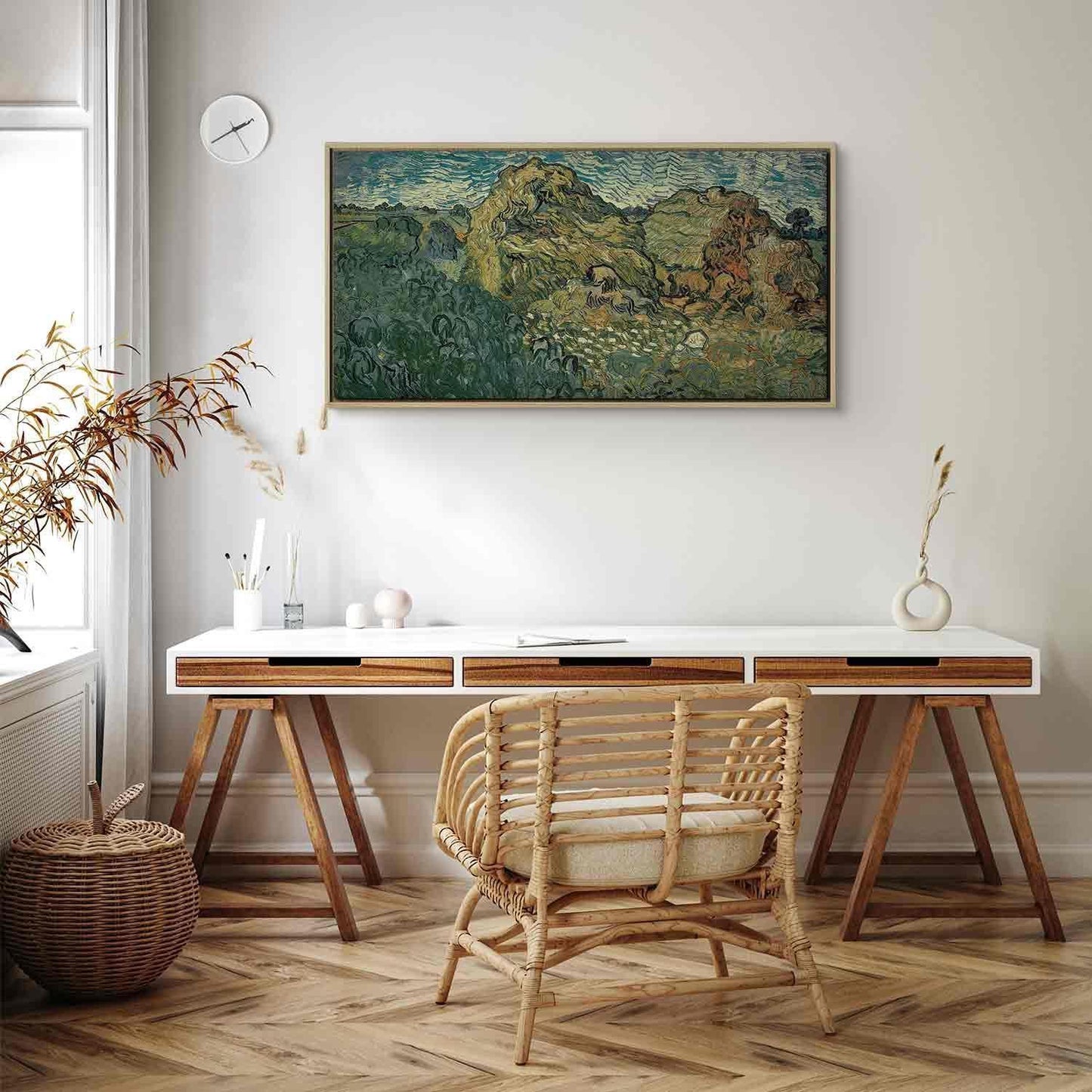 Åker med hvetestabler (Vincent Van Gogh)