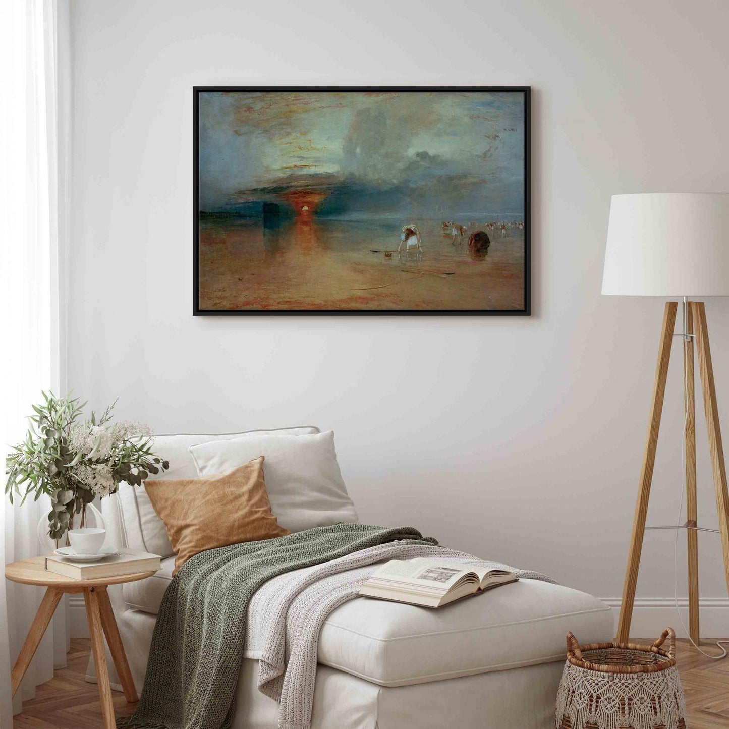 Calais-stranden, lavvann