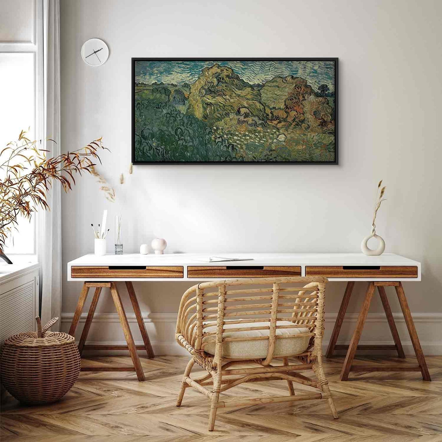 Åker med hvetestabler (Vincent Van Gogh)