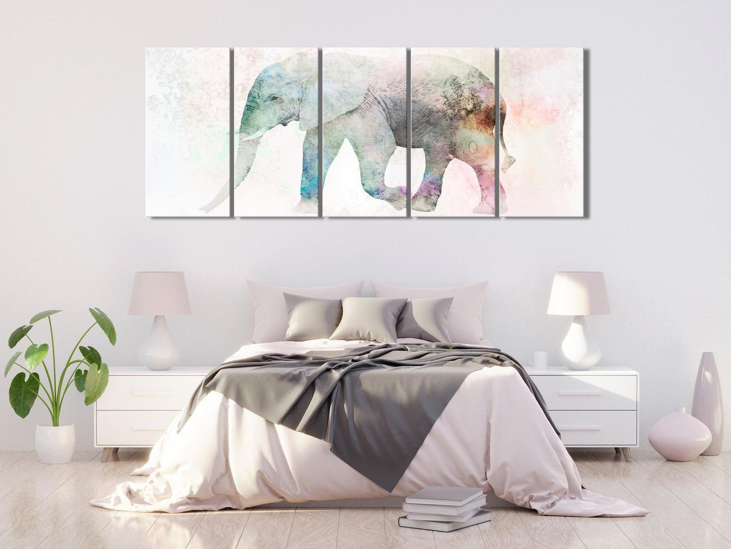 Malt elefant (5 deler) Smal