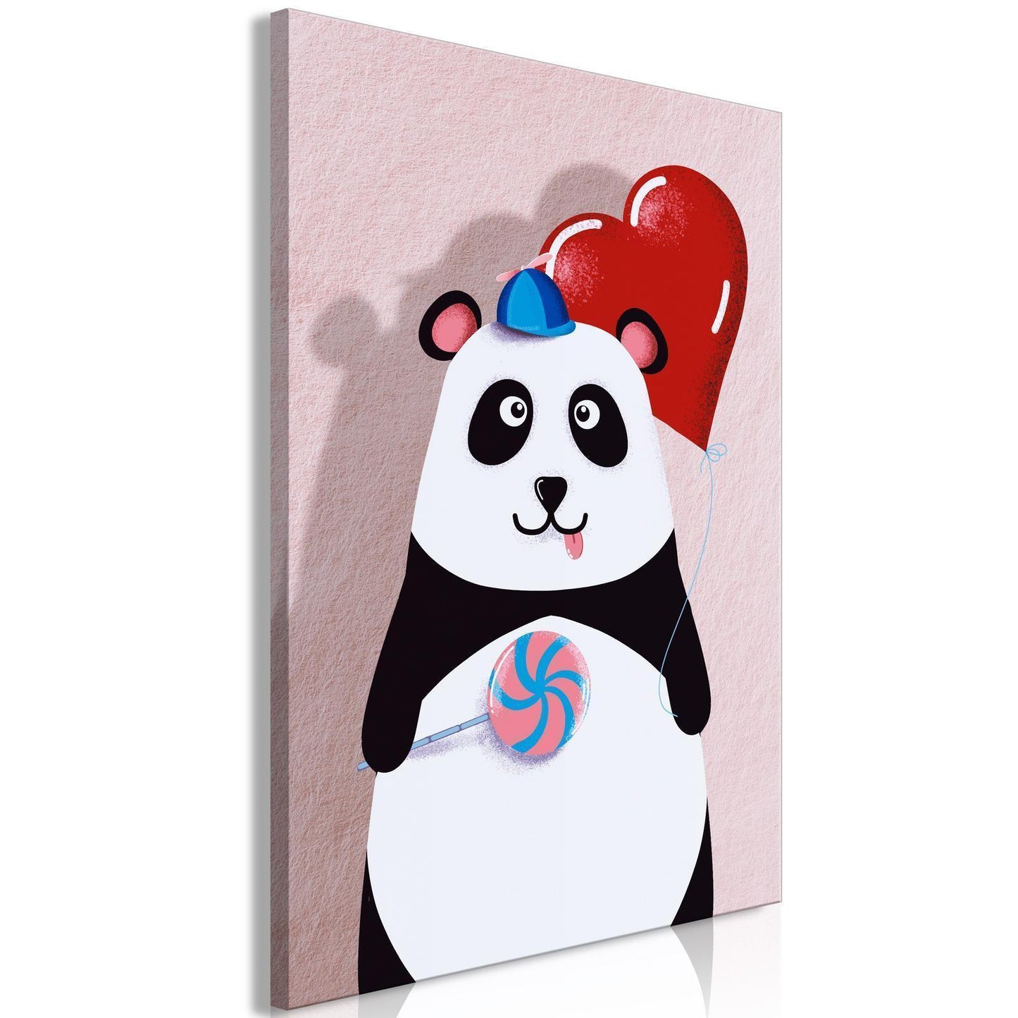 Panda med ballong (1 del) Vertikal