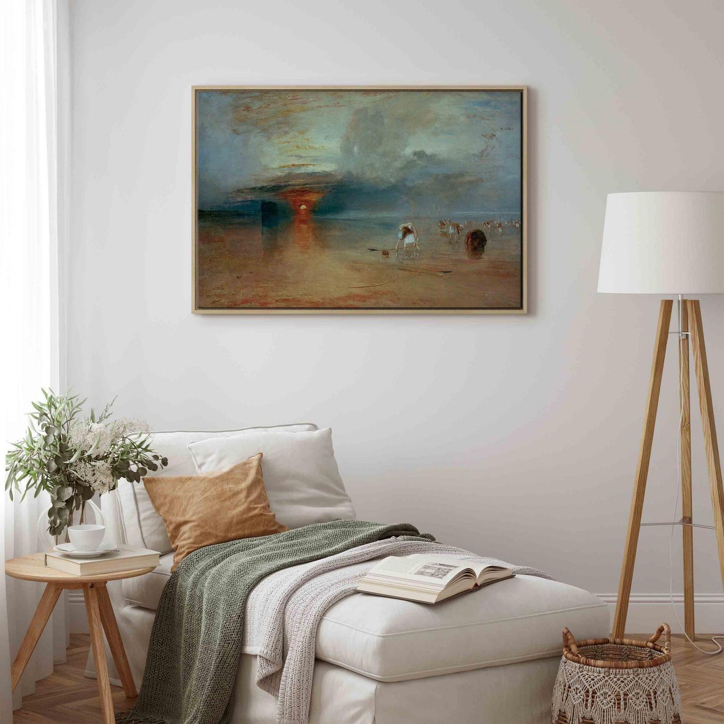 Calais-stranden, lavvann