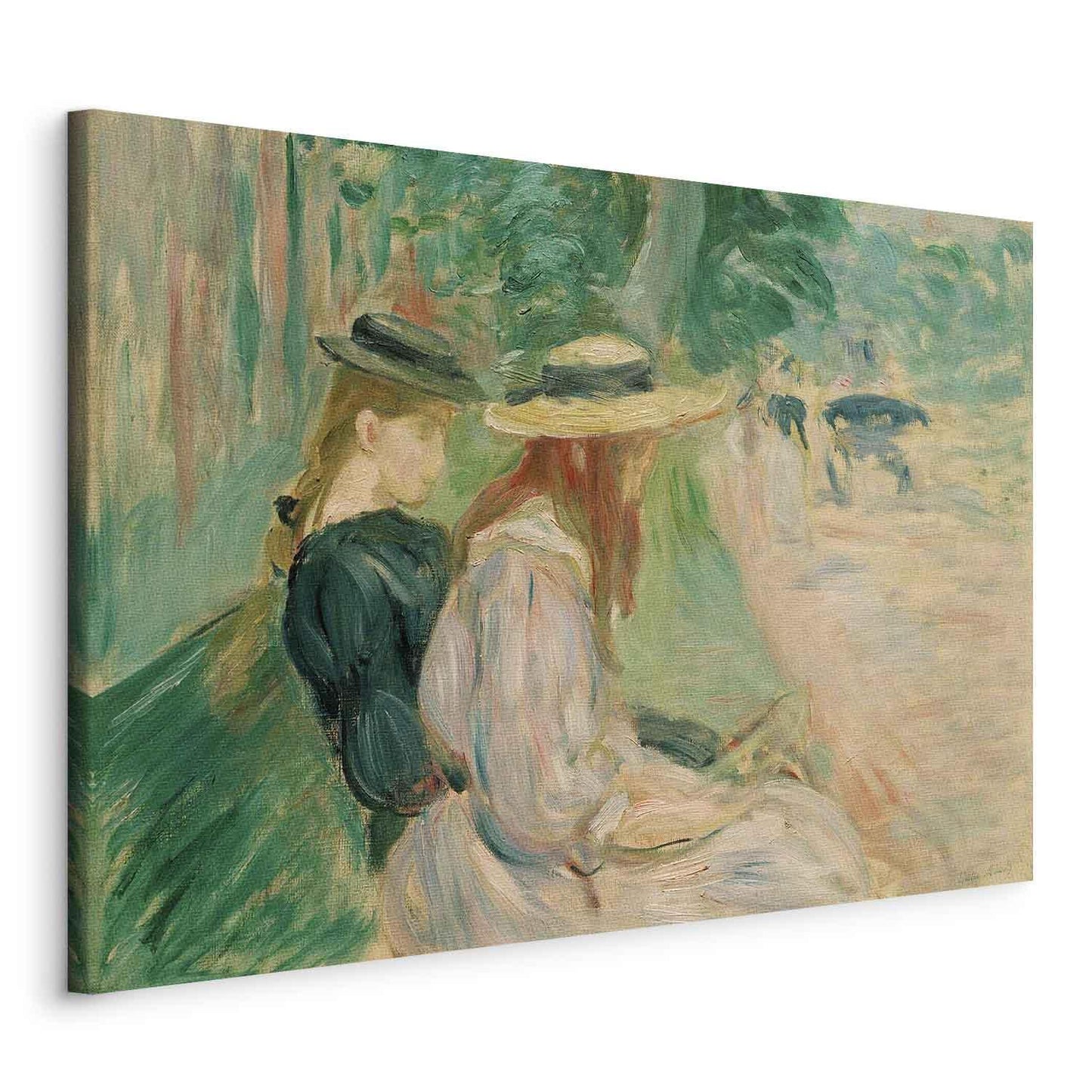 På en benk i Bois de Boulogne (Berthe Morisot)