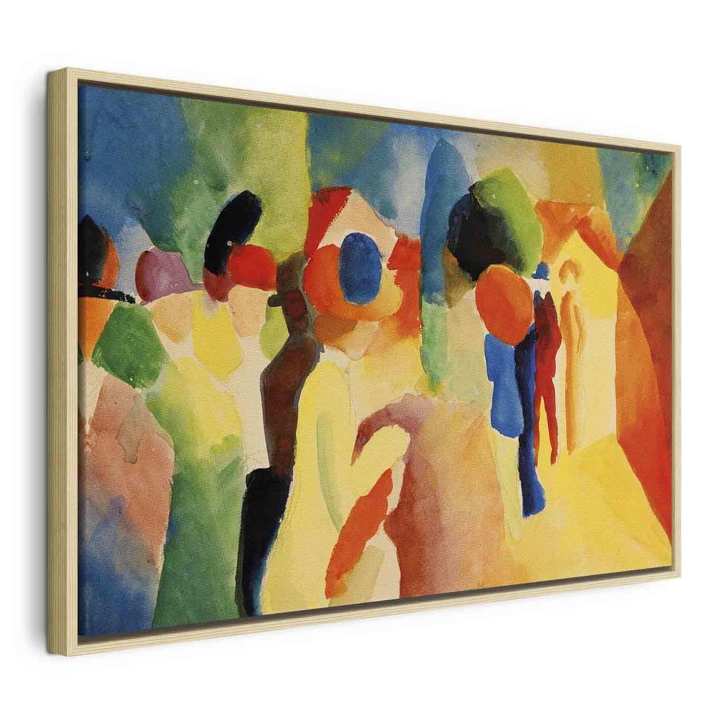 Med en gul jakke (August Macke)