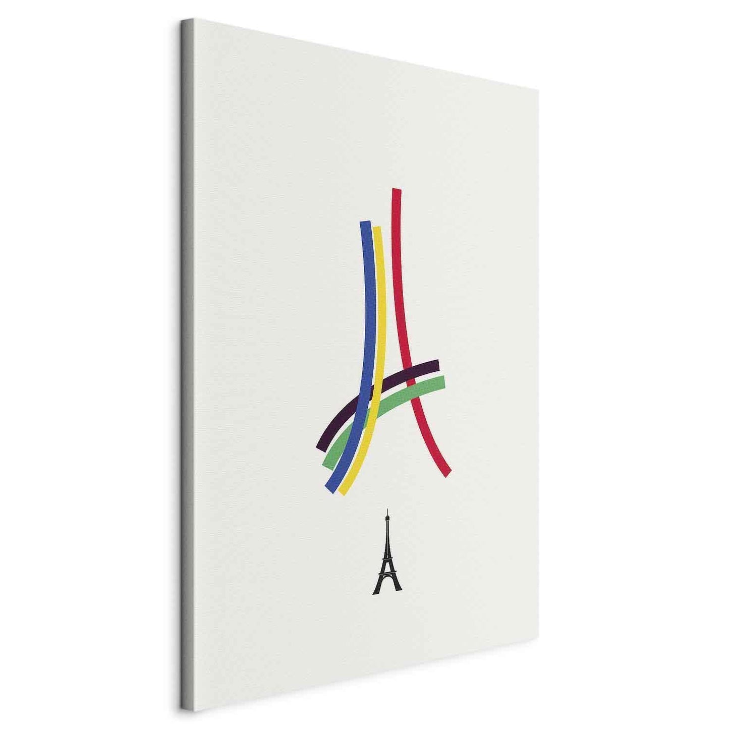 Eiffeltårnet - Fargerik grafikk - Abstraksjon