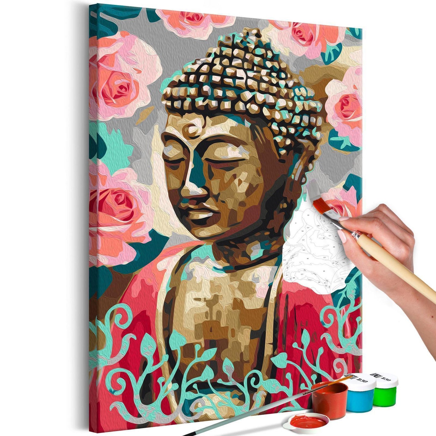 Buddha i rødt