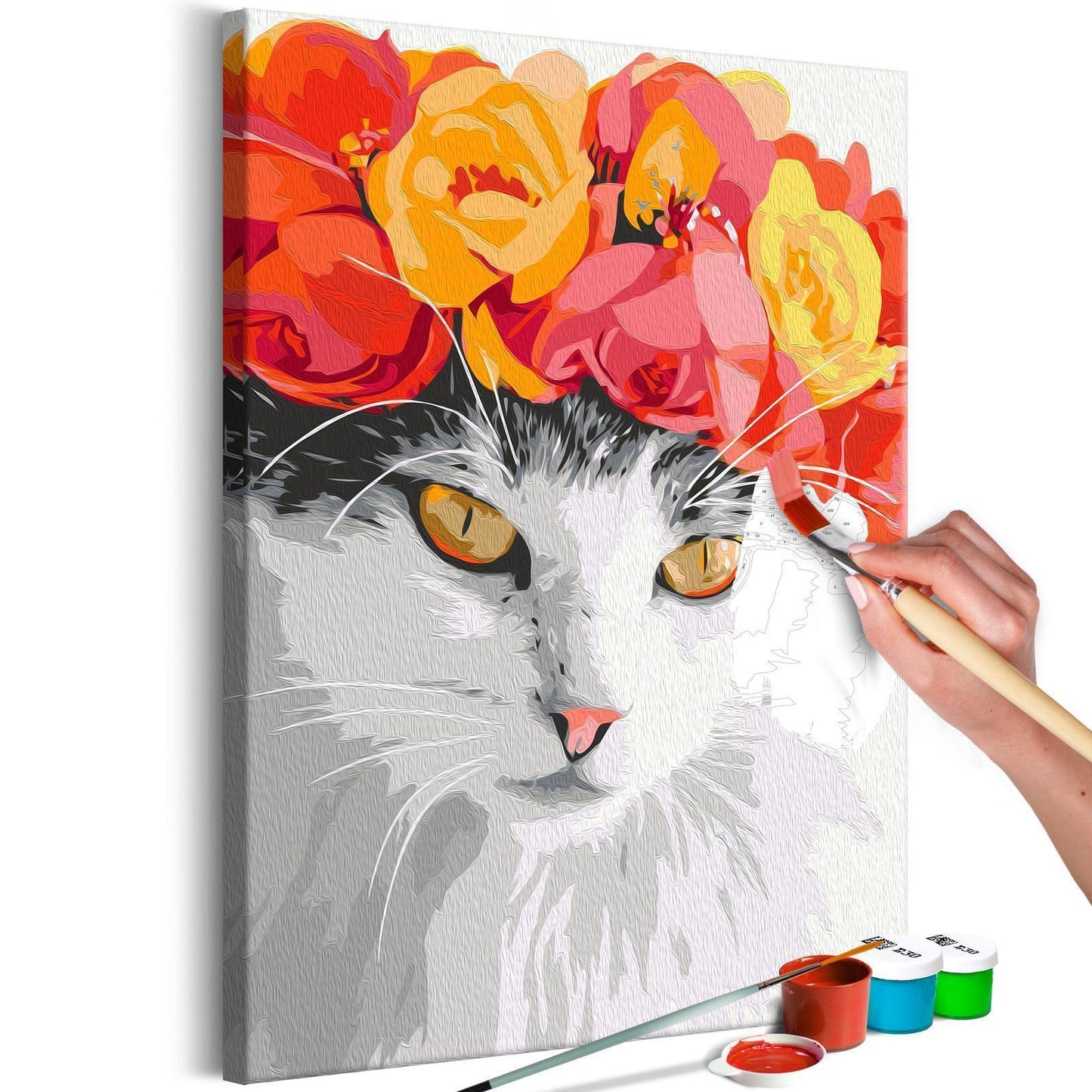 Blomstrende katt