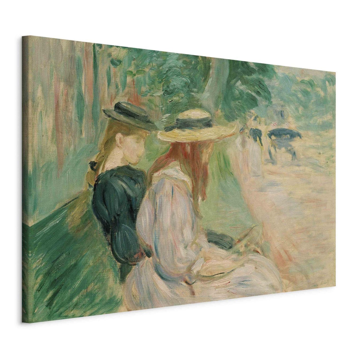 På en benk i Bois de Boulogne (Berthe Morisot)