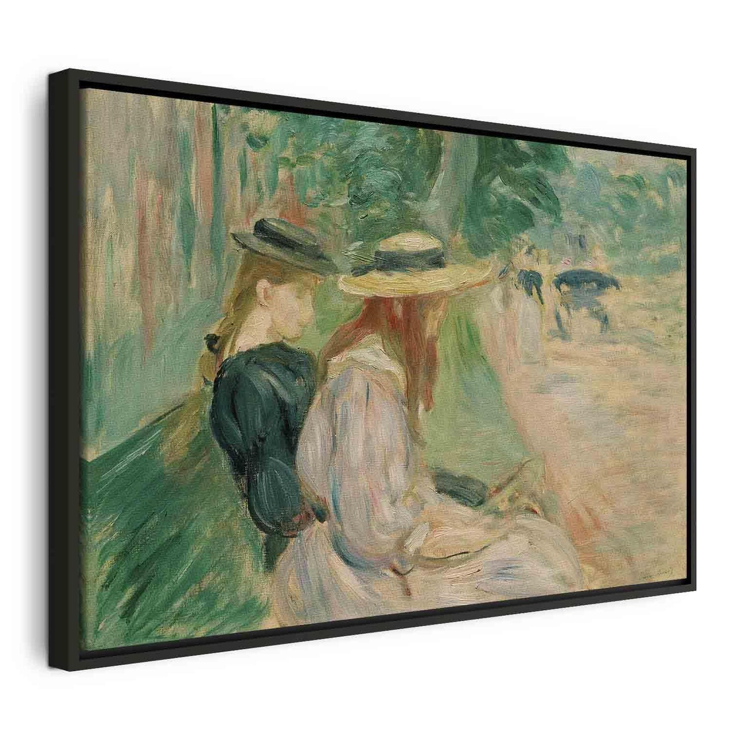 På en benk i Bois de Boulogne (Berthe Morisot)