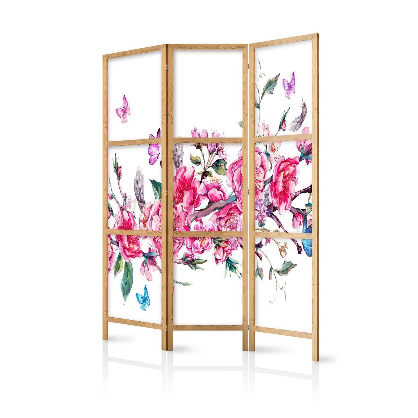 Stil: Blomster og sommerfugler