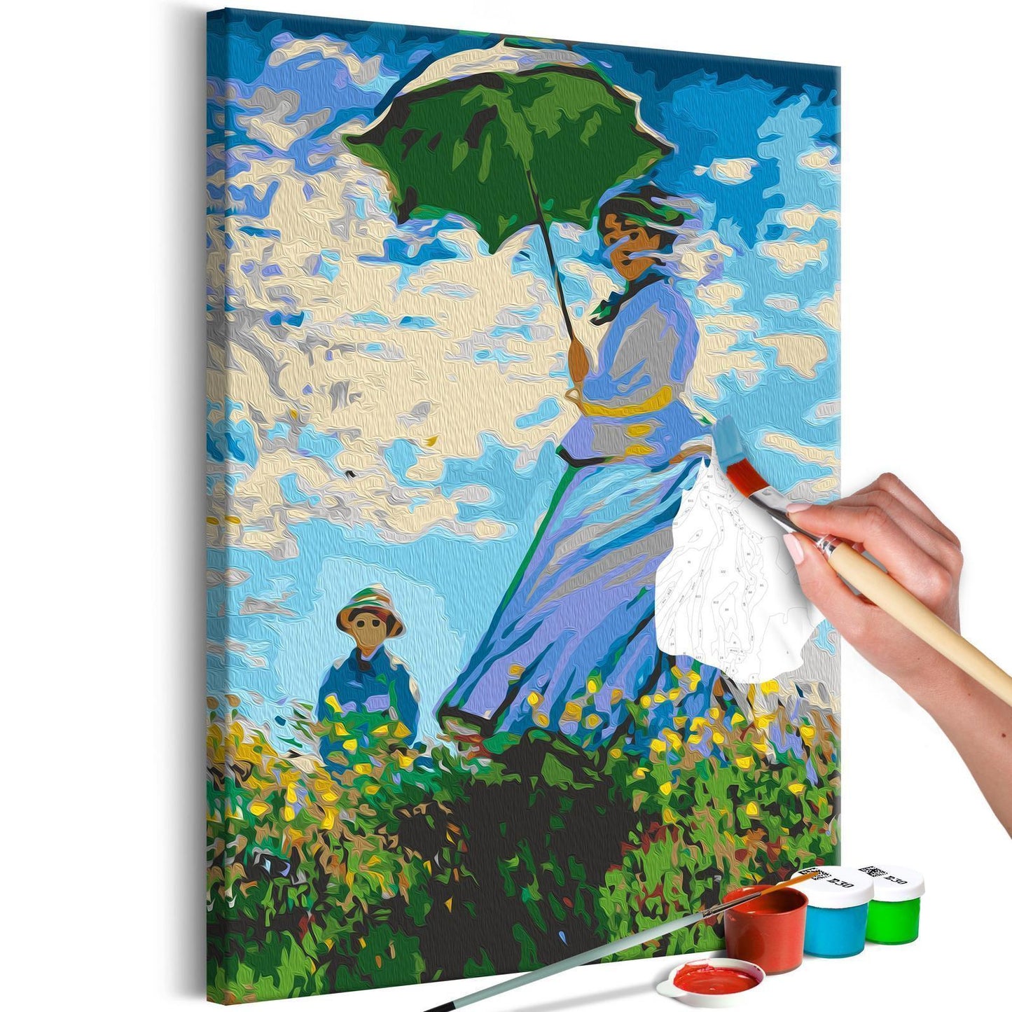 Claude Monet: En kvinne med paraply