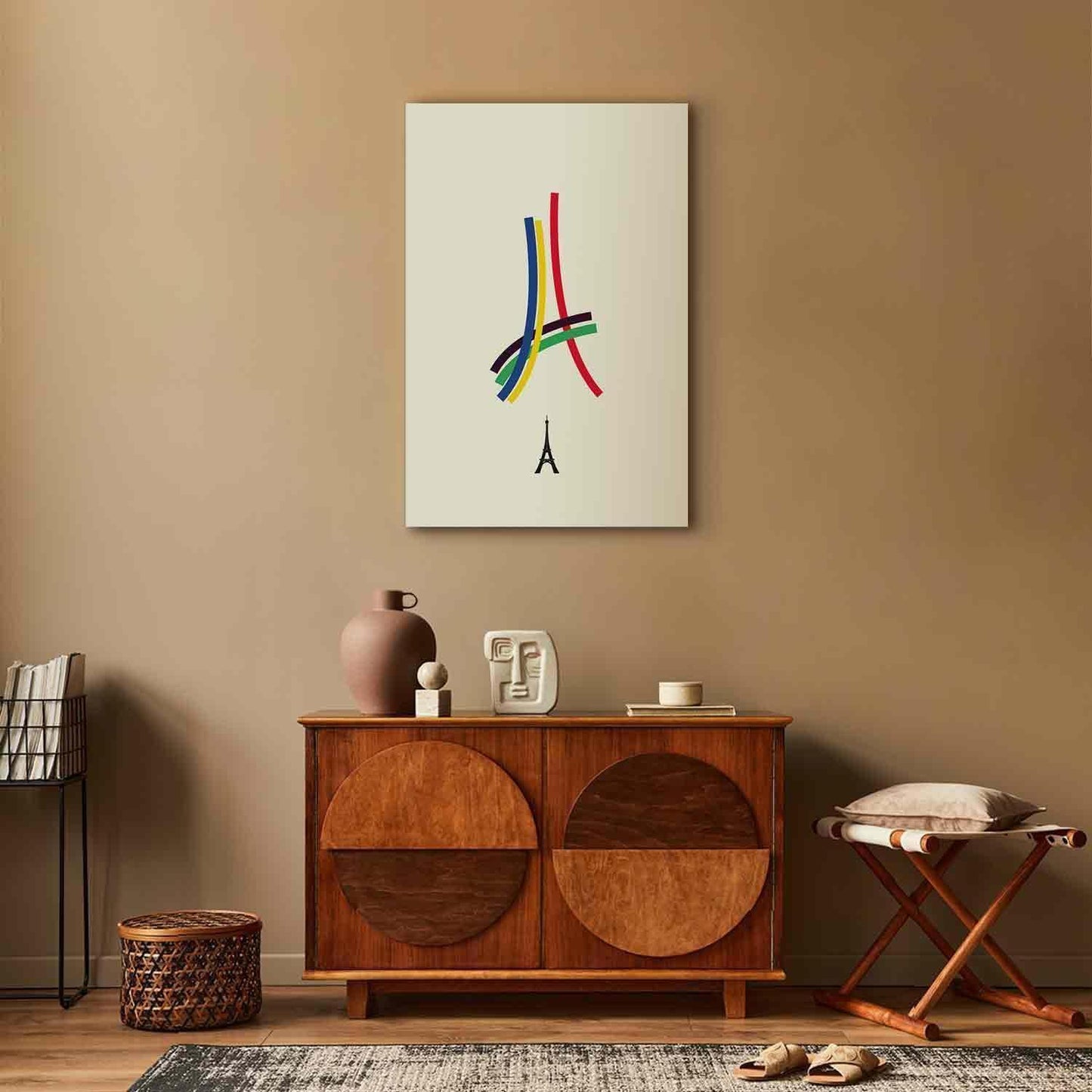 Eiffeltårnet - Fargerik grafikk - Abstraksjon