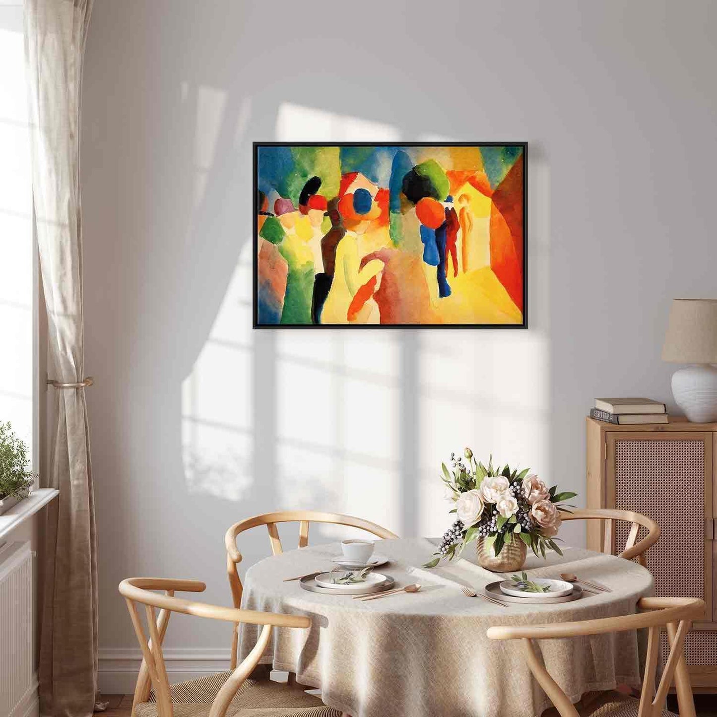 Med en gul jakke (August Macke)