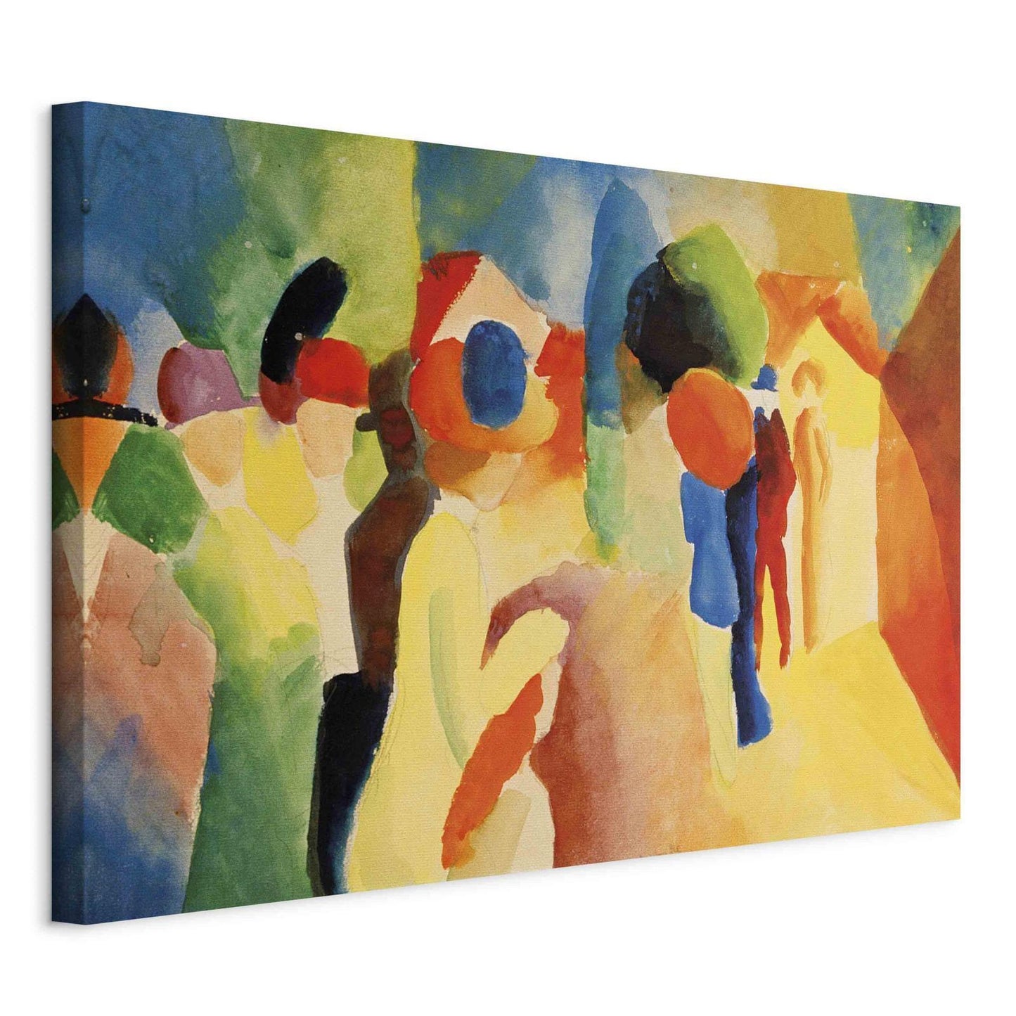 Med en gul jakke (August Macke)