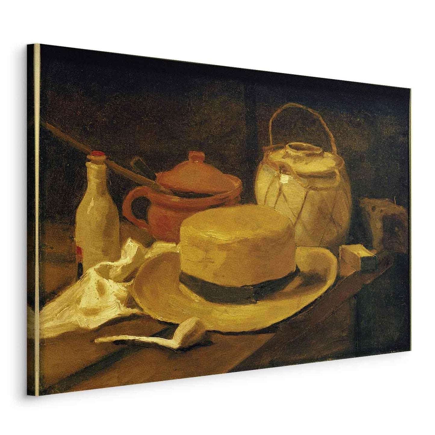 Stilleben med gul stråhatt (Vincent Van Gogh)