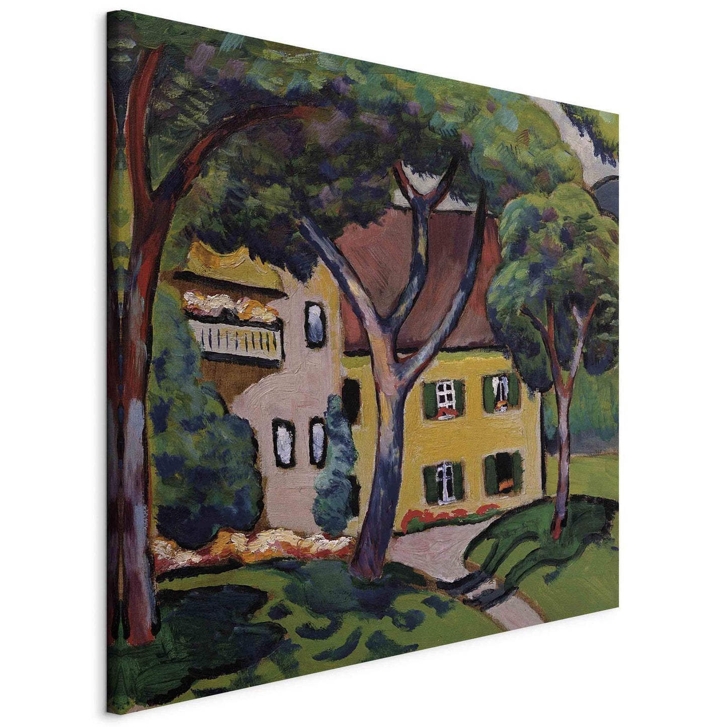 Staudacherhaus i Tegernsee (August Macke)