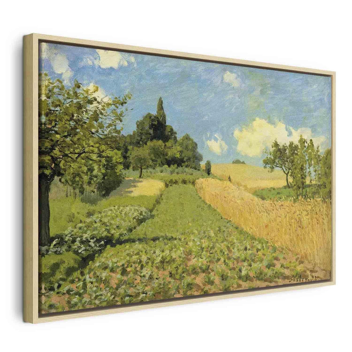 Kornåkeren (nær Argenteuil) (Alfred Sisley)