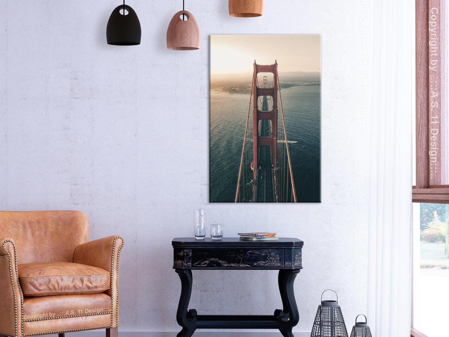 Golden Gate-broen (1 del) Vertikal