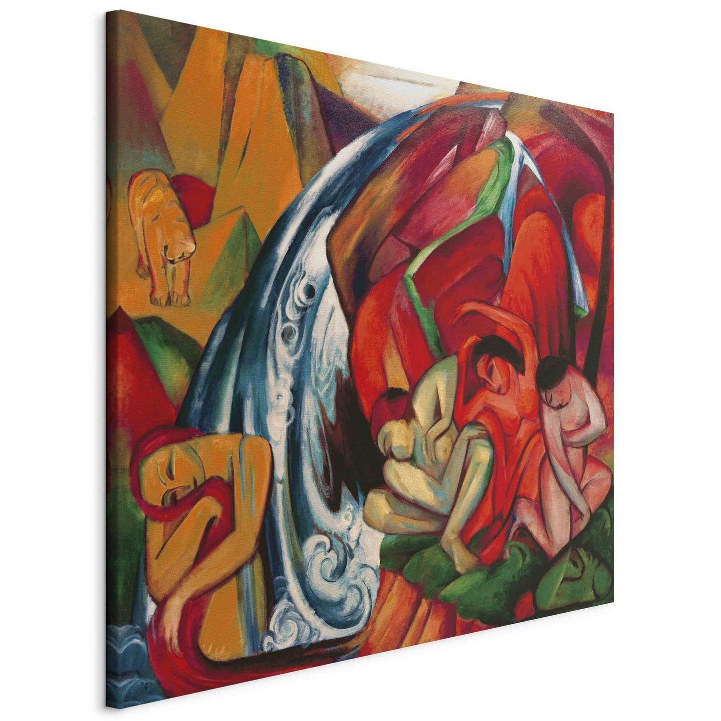 Fossen (Kvinner under en foss) (Franz Marc)