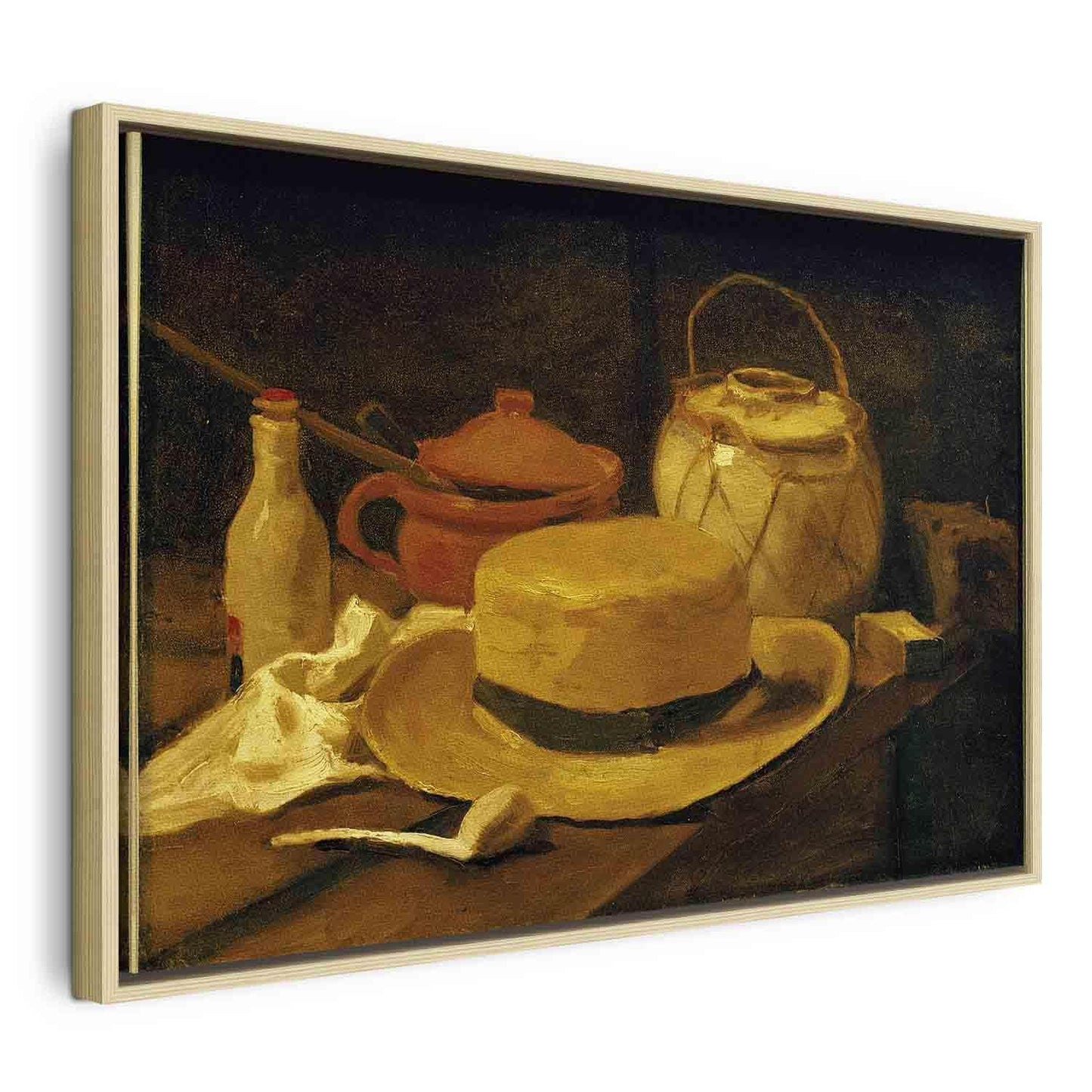 Stilleben med gul stråhatt (Vincent Van Gogh)