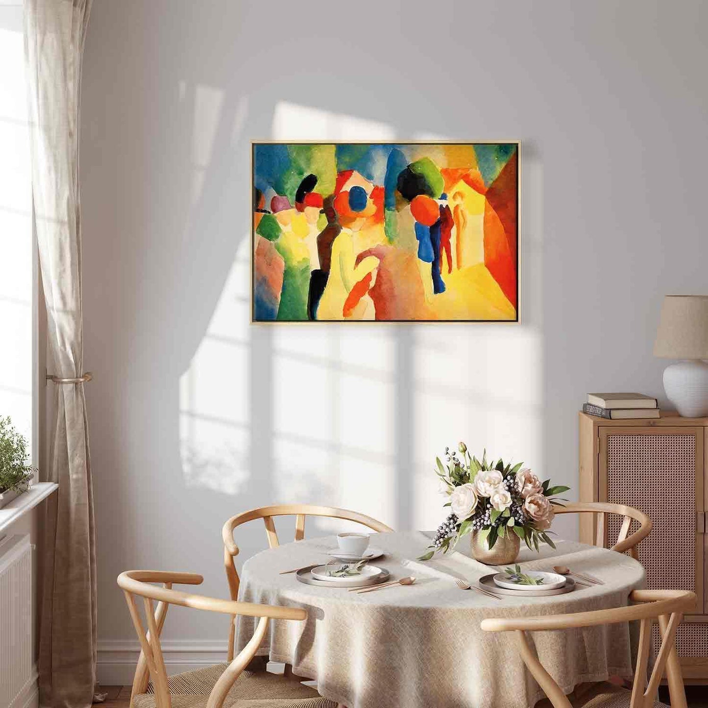 Med en gul jakke (August Macke)