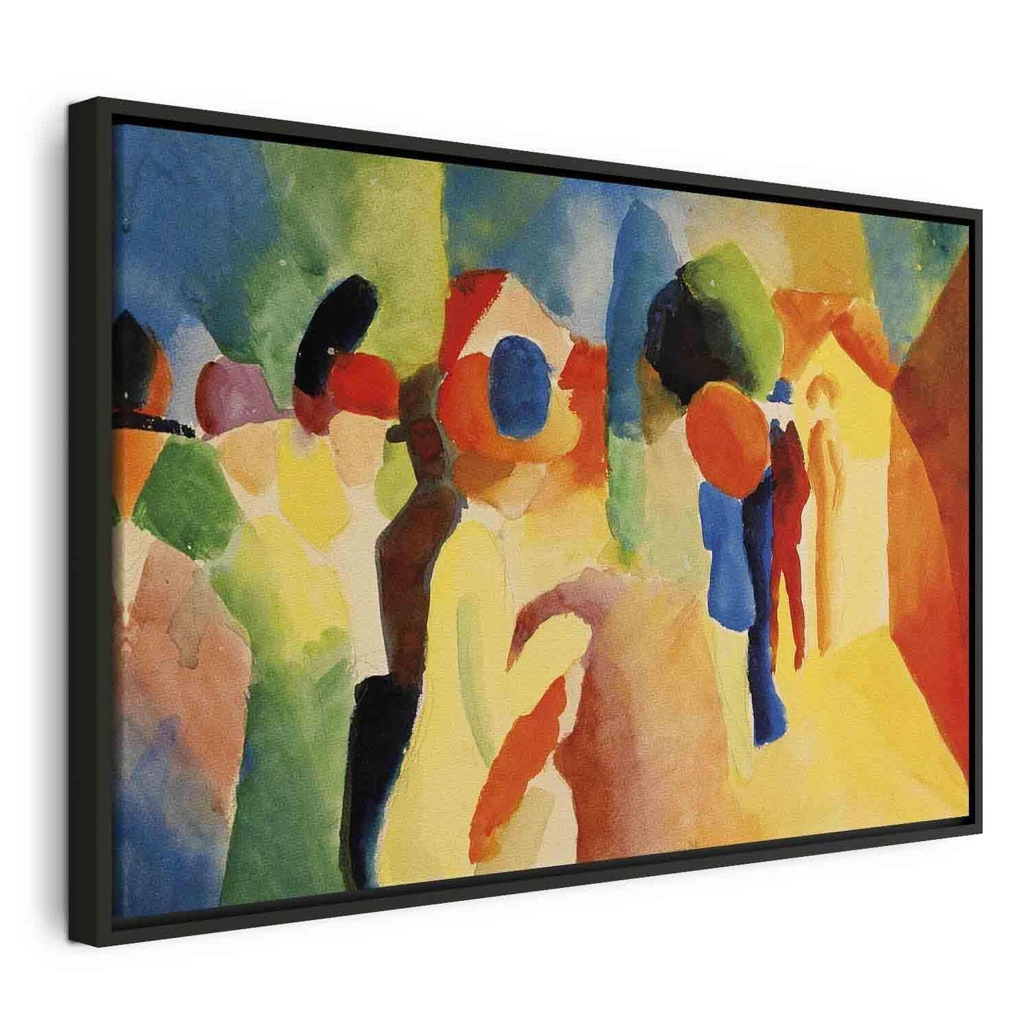 Med en gul jakke (August Macke)