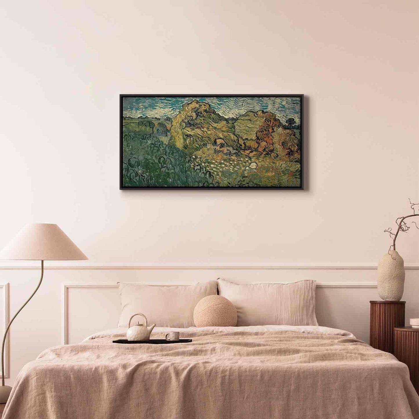 Åker med hvetestabler (Vincent Van Gogh)