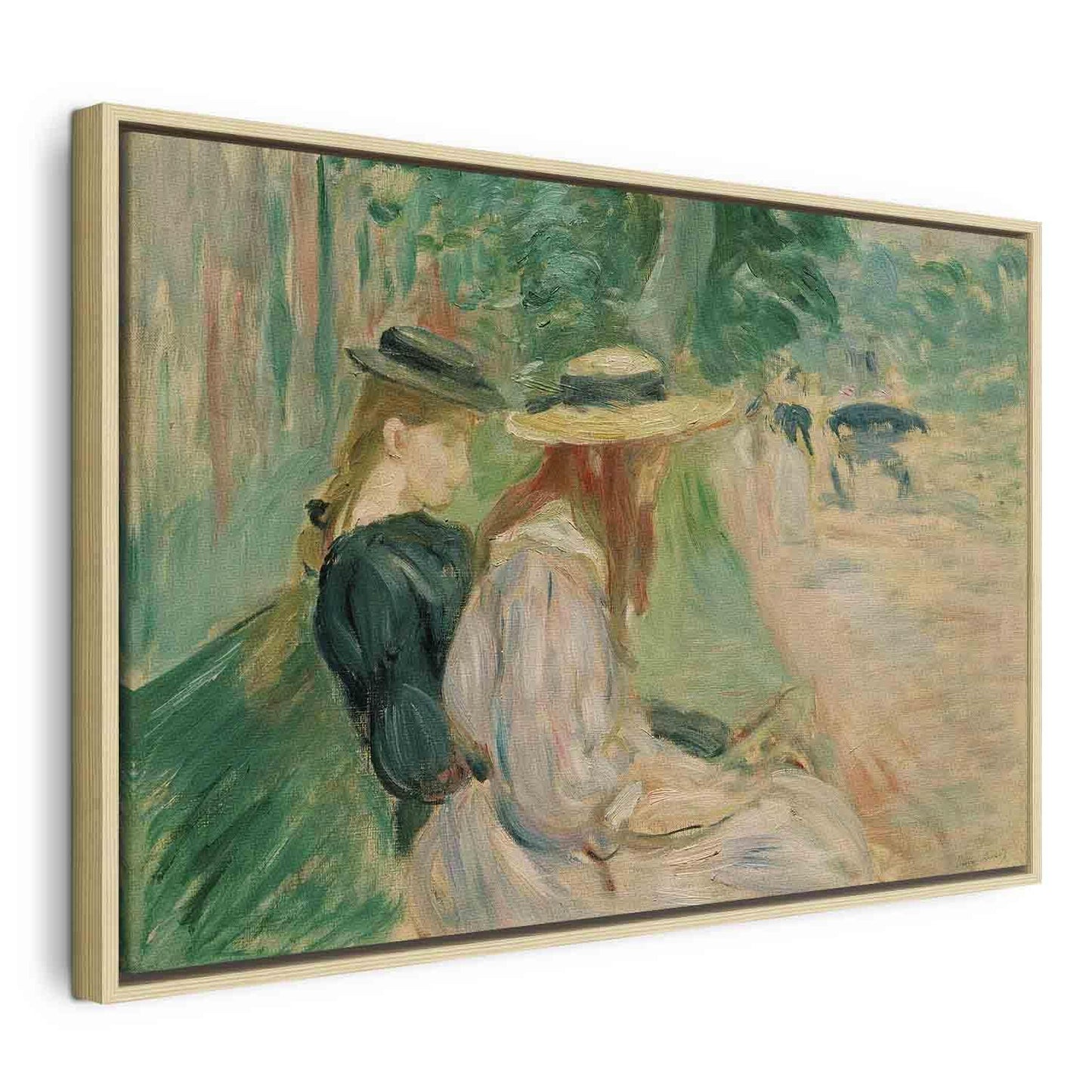 På en benk i Bois de Boulogne (Berthe Morisot)