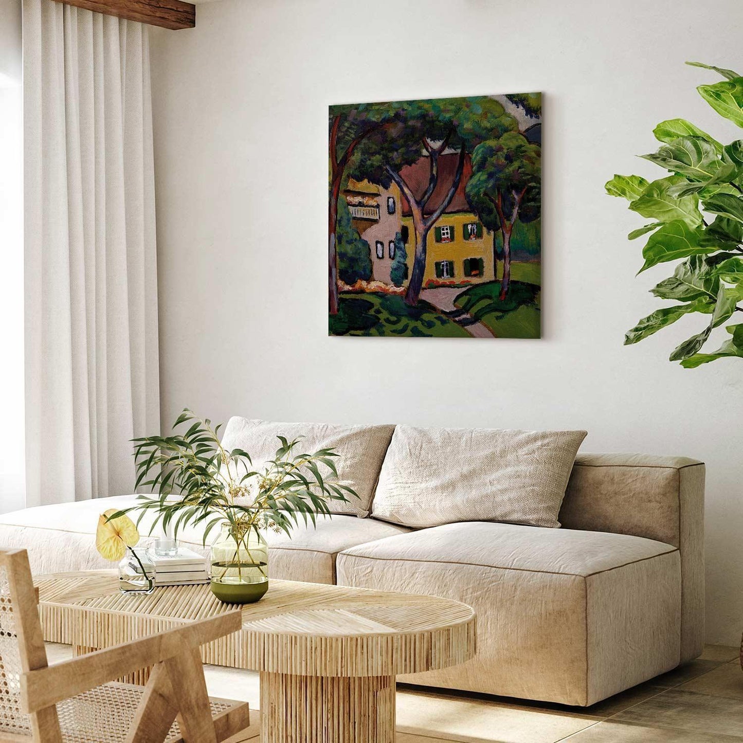 Staudacherhaus i Tegernsee (August Macke)