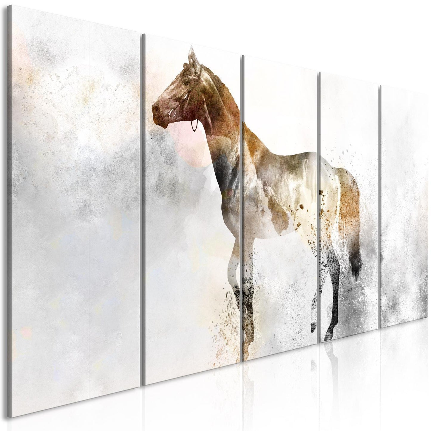 Flammende hest (5 deler) Smal