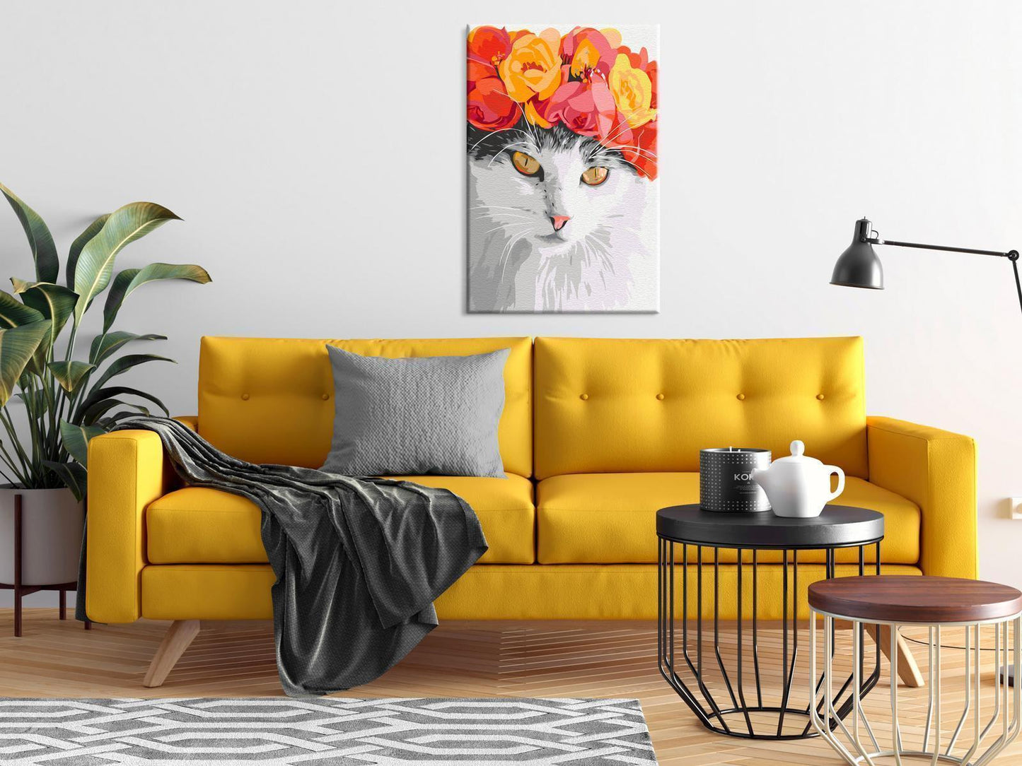 Blomstrende katt