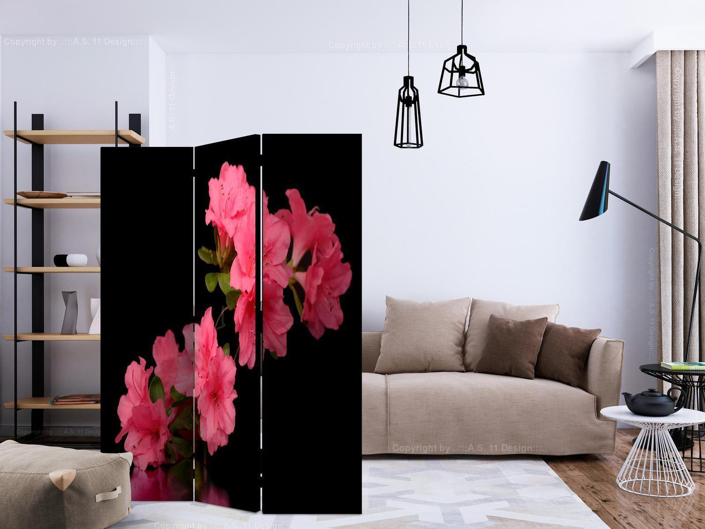 Azalea i svart