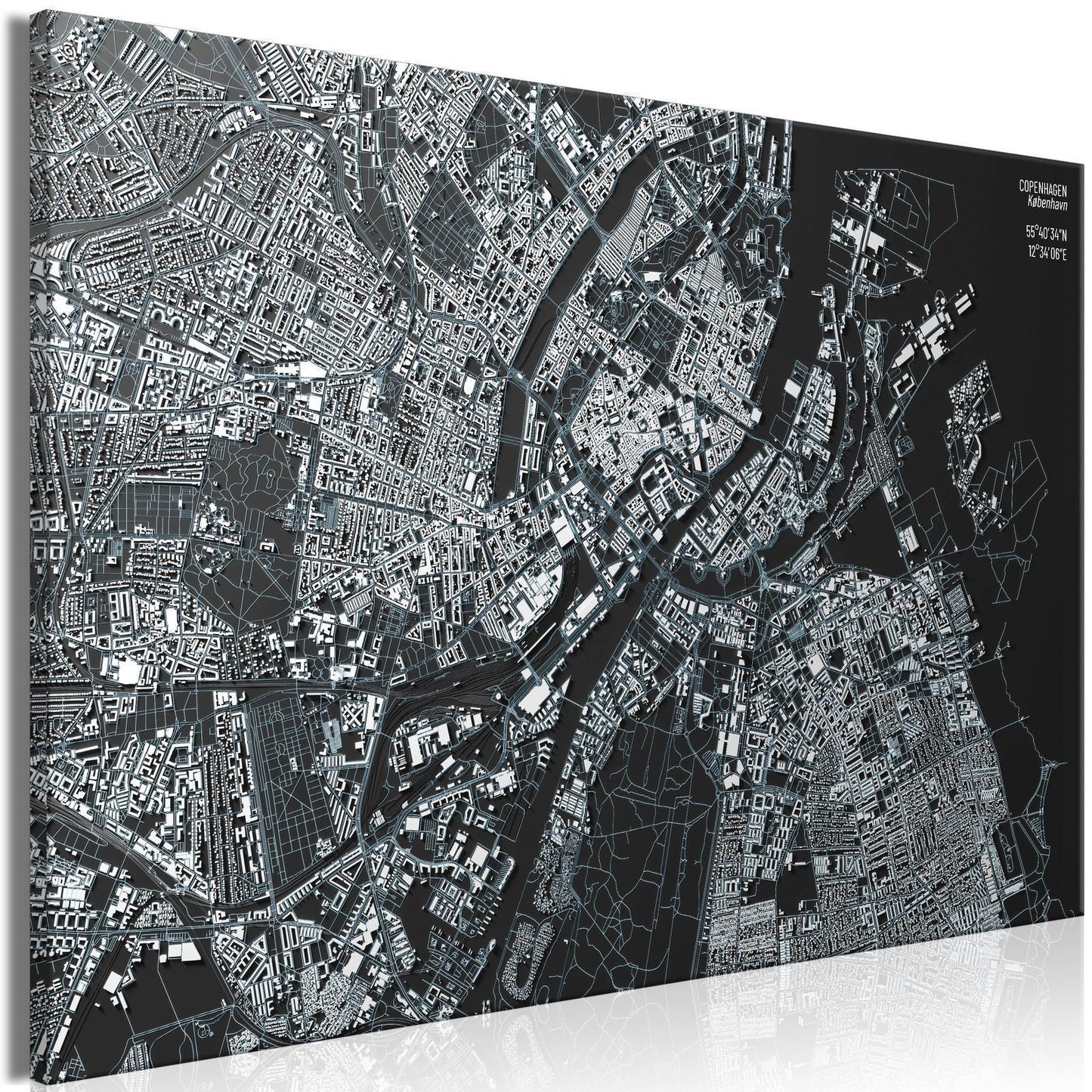 Nærbilde av København (1 del) Bred