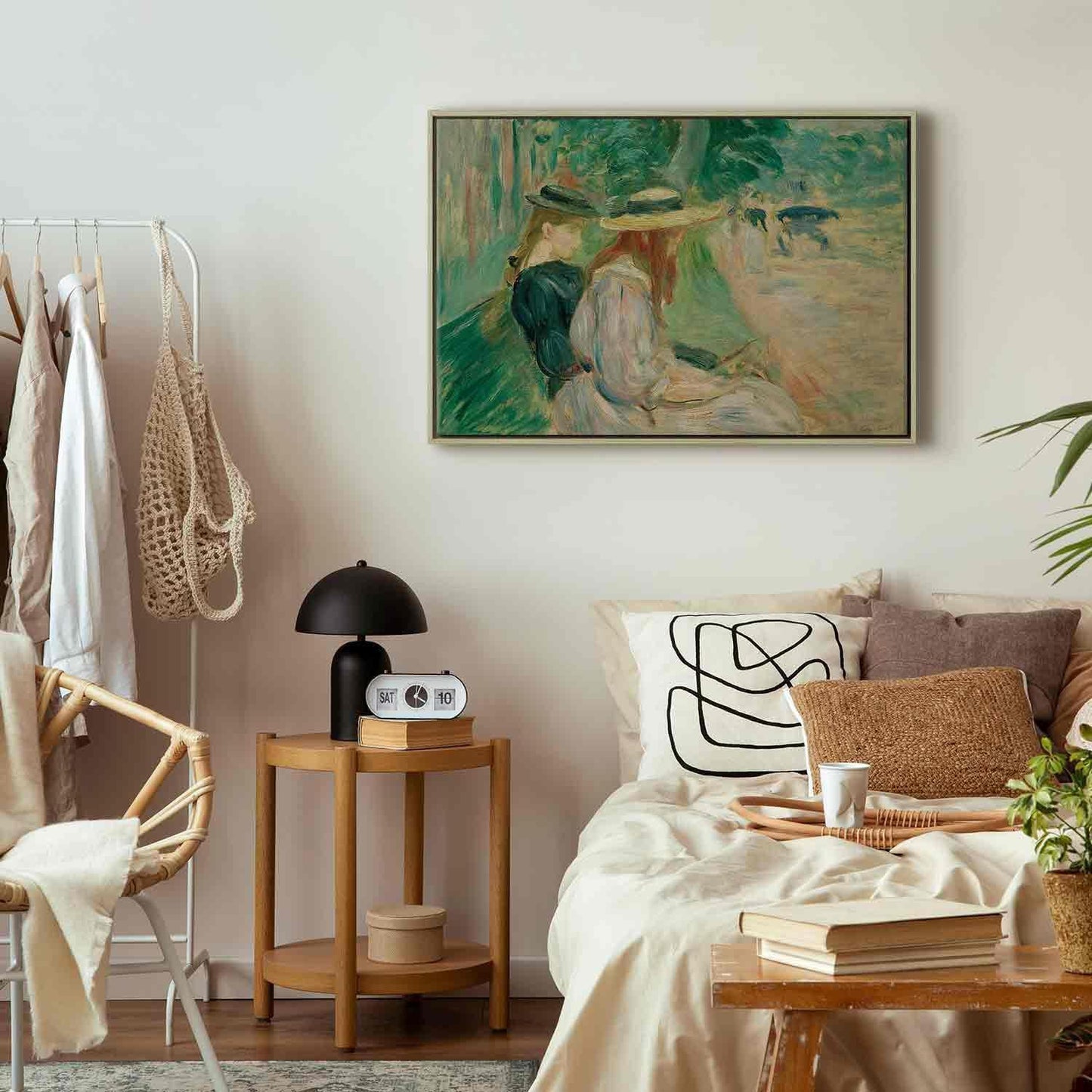 På en benk i Bois de Boulogne (Berthe Morisot)