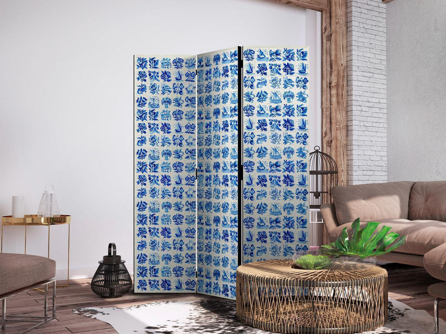 Keramiske fliser - Tradisjonelle portugisiske blå fliser Azulejos