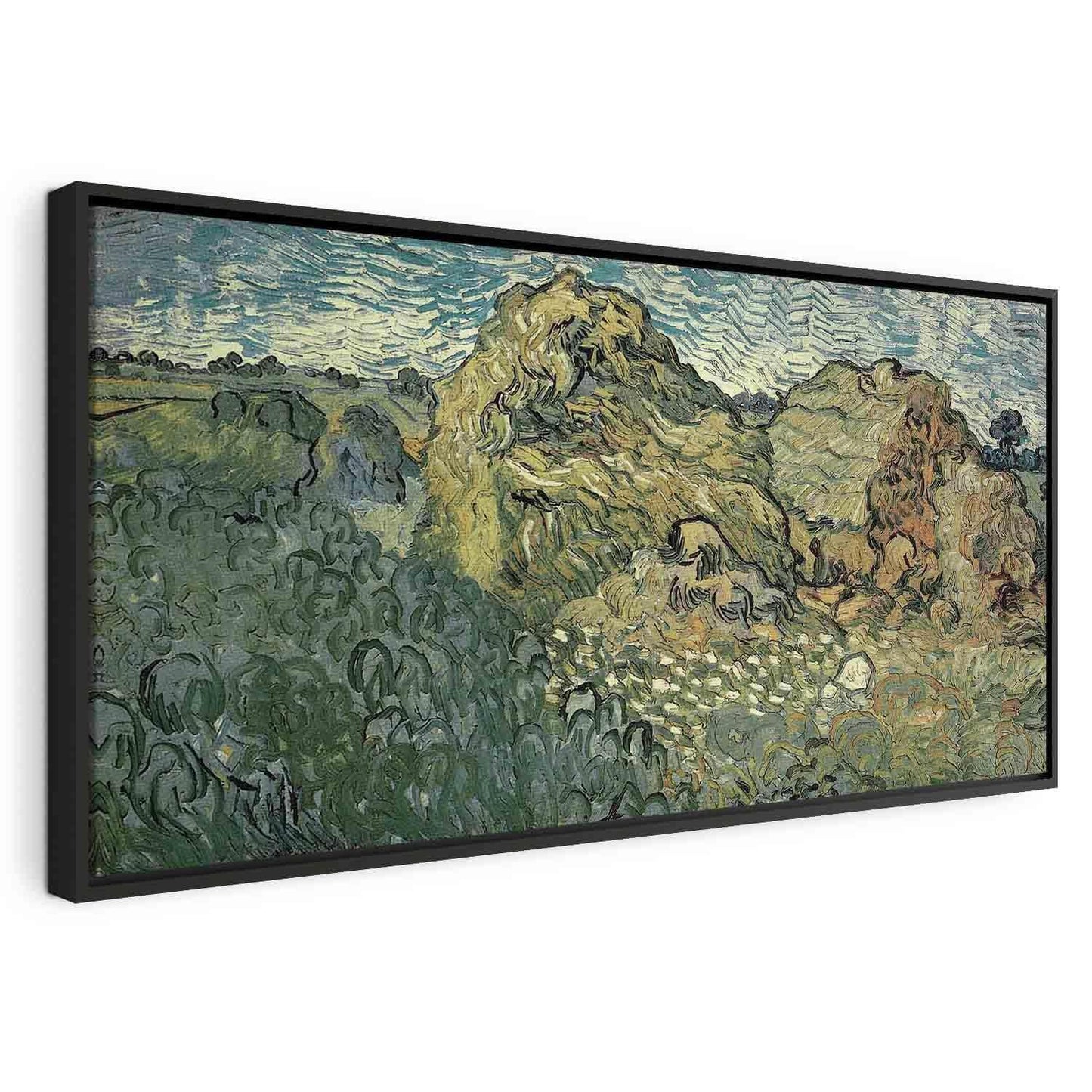 Åker med hvetestabler (Vincent Van Gogh)