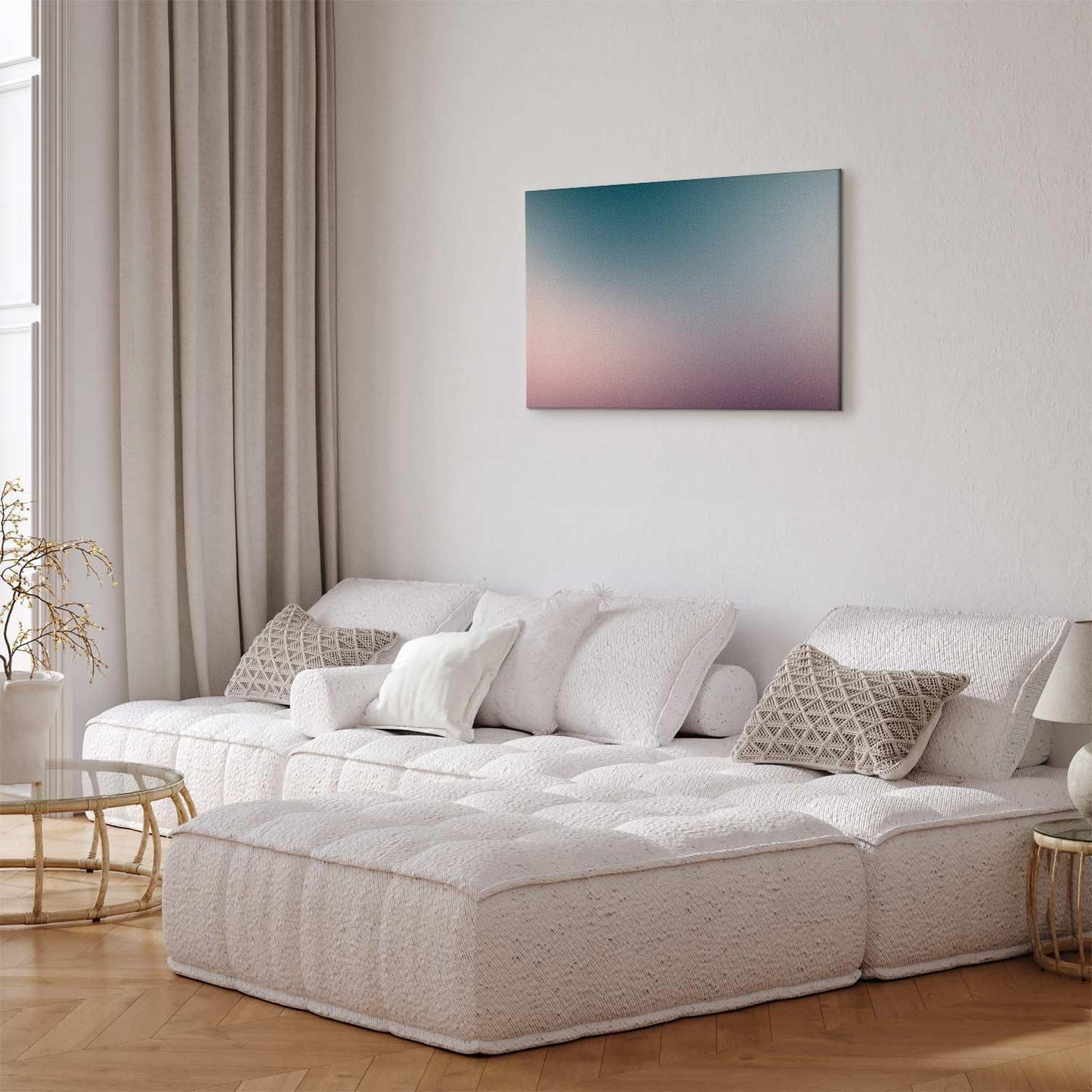 Nostalgisk gradient - Gradientkomposisjon i duse farger