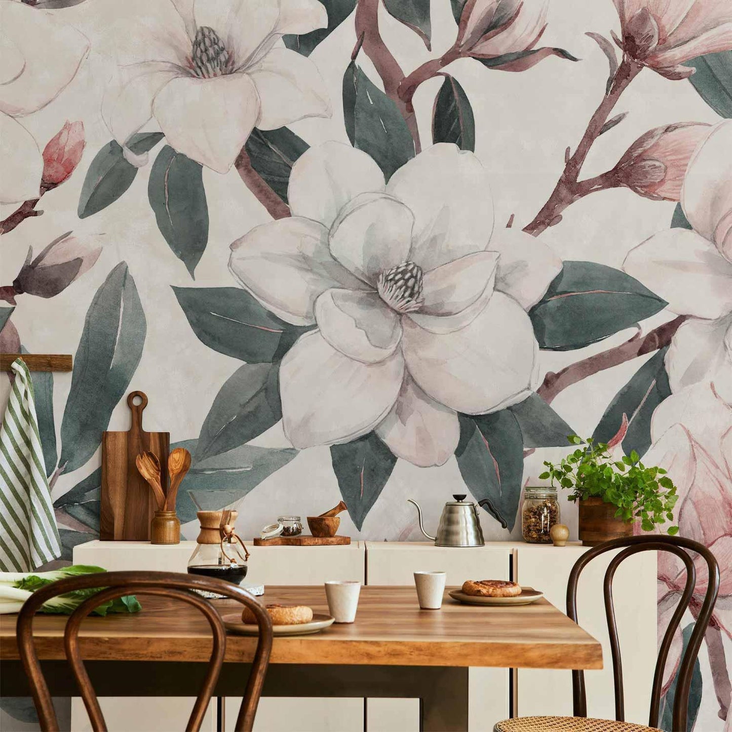 Akvarelle Magnoliaer - Andre variant