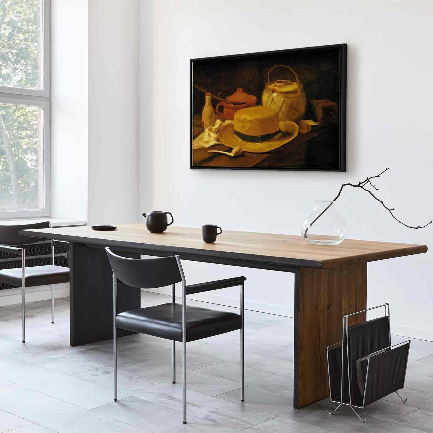 Stilleben med gul stråhatt (Vincent Van Gogh)