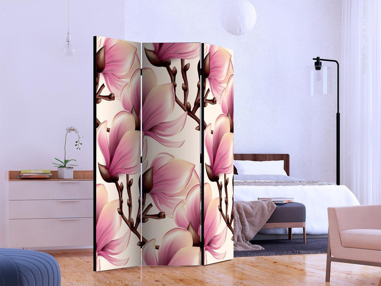 Blomstrende magnoliaer