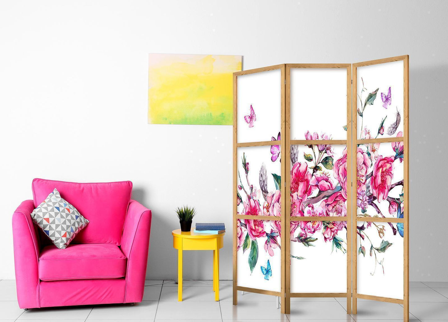 Stil: Blomster og sommerfugler