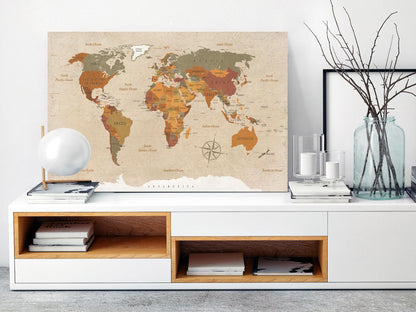 Verdenskart: Beige Chic