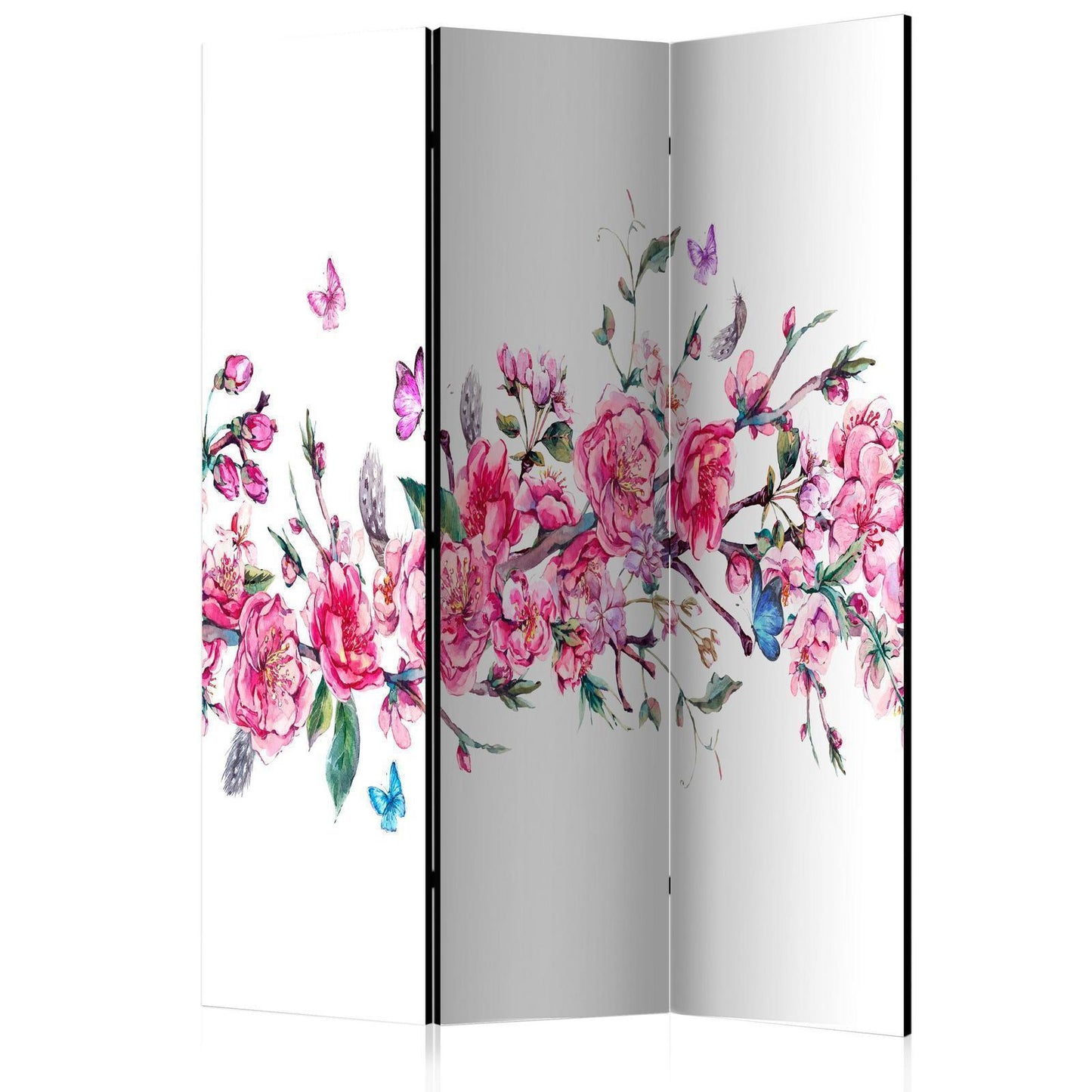 Blomster og sommerfugler